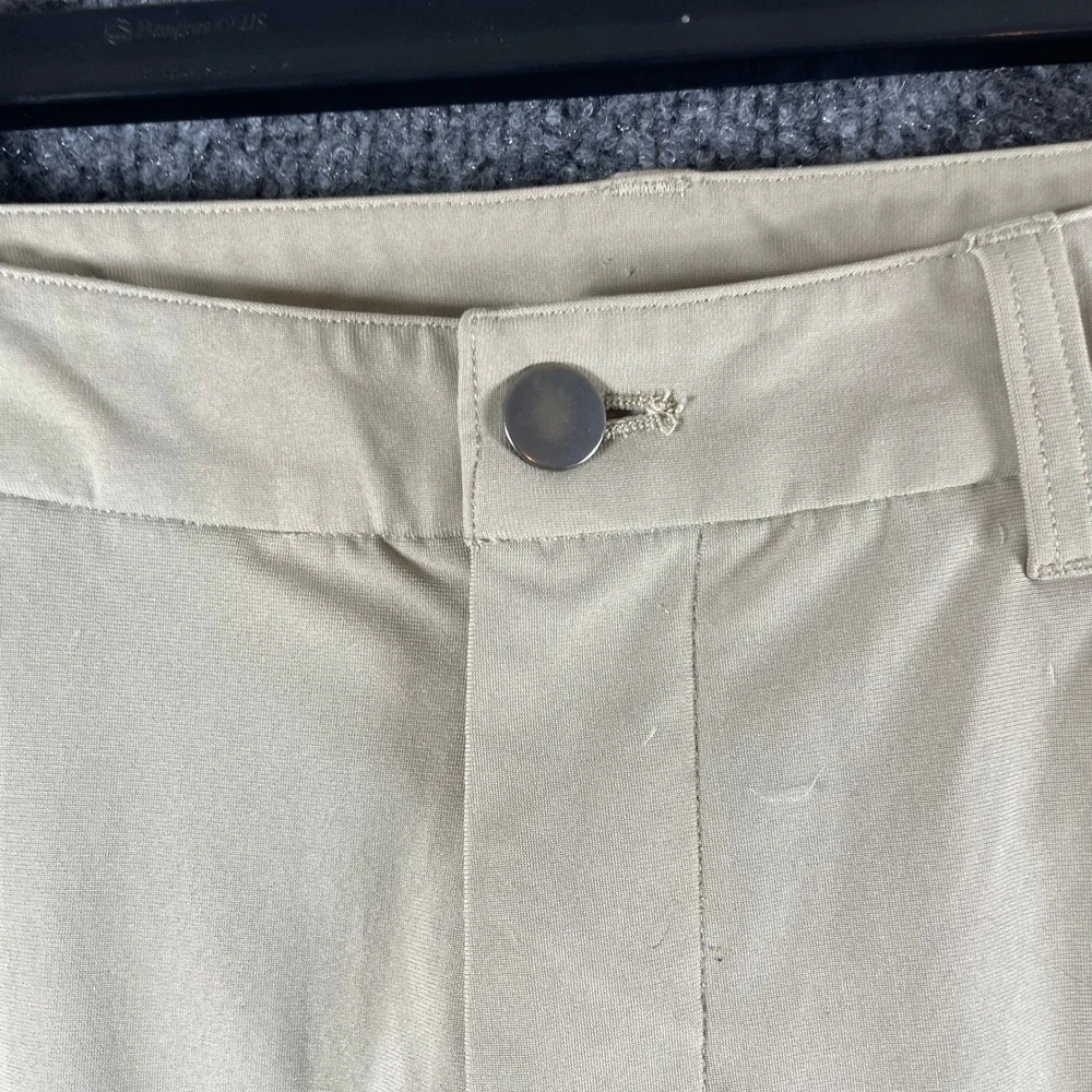 Lululemon Pants Mens 32x25 Tan Warpstreme Slim Fit 5 Pocket Trousers ABC Stretch